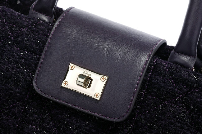 dior milly la foret shopping bag 0905 dark purple - Click Image to Close